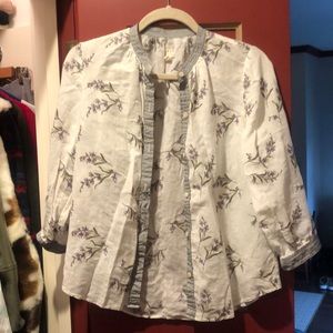 Rebecca Taylor la vie cotton blouse XS